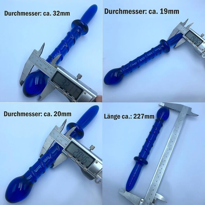 Сет анальних плугів ScreaAss 4 шт. з кришталю, подвійний наконечник, спіраль, стимулятор G-точки, для жінок та чоловіків