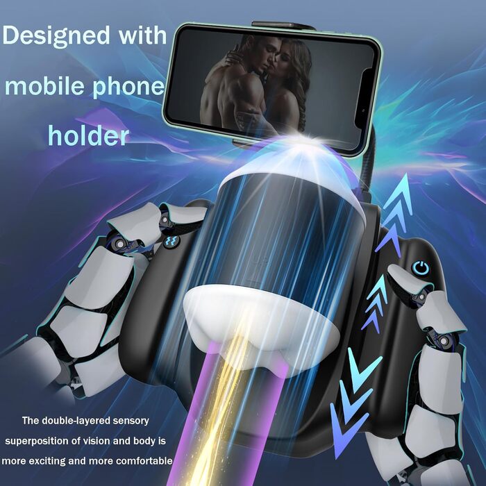 Електричний мастурбатор для чоловіків: чаша з 9 вібраціями та телескопічною функцією, тренажер для пеніса, секс-іграшка