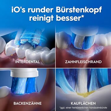 Електрична зубна щітка Oral-B iO Series 2, рожева, 3 режими чищення, з дорожнім футляром та 1 додатковою насадкою