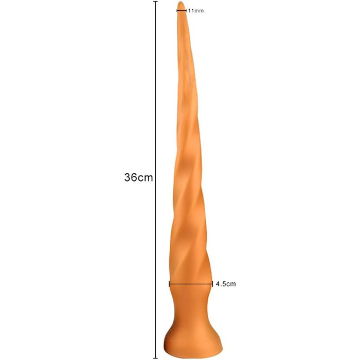 Анальний плаг Roluck для чоловіків, 54 см, м'який силікон, для початківців, з присоском, для масажу простати та анального оргазму