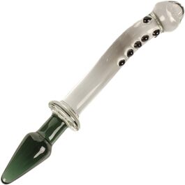 Секс-іграшка Glasdildo Twin Lover - скляний дилда, подвійний