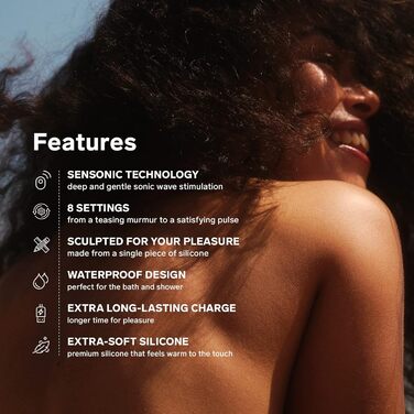 LELO SONA - вібратор для жінок з технологією звукових хвиль, водонепроникний, акумуляторний, преміум-якість, Cerise