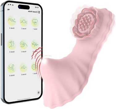 Вібратор для жінок Jinqian Butterfly з пультом керування, 9 режимів, BDSM, тихий, для пар