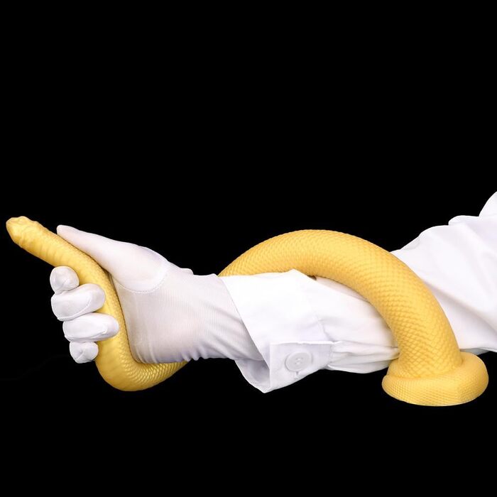 Силіконовий дилда-змійка, анальний плагін, для масажу простати та G-точки, великий розмір, 50.8 см, для чоловіків та жінок