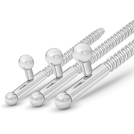 Розширювач уретри Prinzenzepter з нержавіючої сталі (3 розміри, Ø 10 мм) для чоловіків