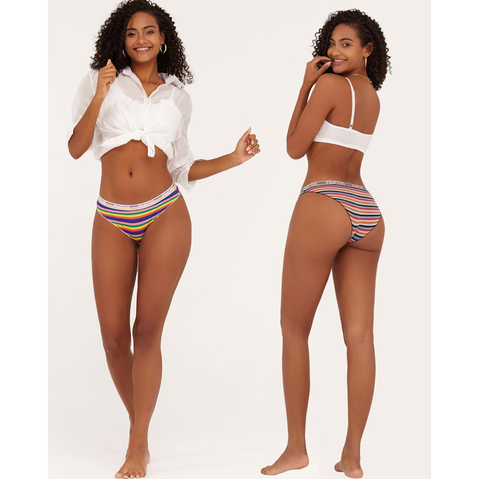 9 пар жіночих бавовняних трусиків FINETOO: яскраві кольори, спортивний стиль, бавовна, S-XL, M-L