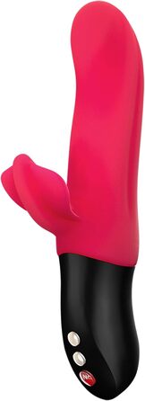 Пльорізуючий вібратор Kролик FUN FACTORY BI STRONIC FUSION (Індійський червоний) – вібратор для жінок з функцією імпульсу, пульсації та вібрації, виготовлений з безпечного медичного силікону