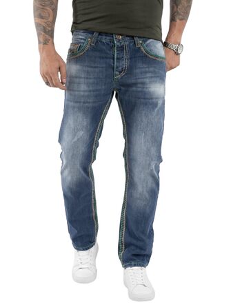 Чоловічі джинси Rock Creek Denim M33 з посиленими швами, темно-сині (29W / 32L, Rc-2369)