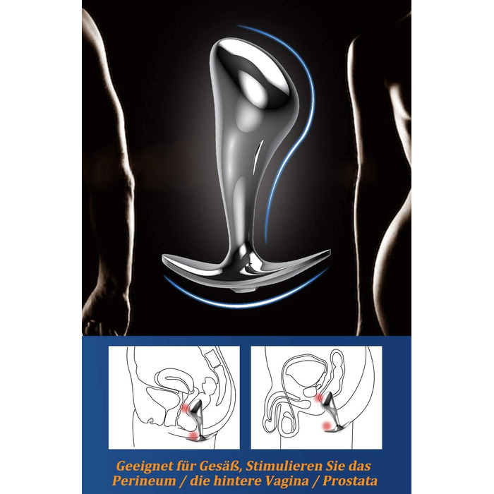 Набір анальних пробок Yivans (24мм, 29мм, 36мм) з металу, кристали, діаманти, для пар, жінок та чоловіків