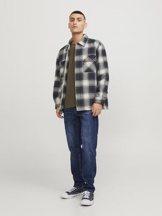 Чоловічі джинси Loose Fit JACK & JONES Jjimike Jjoriginal Am 815 Noos, сині (Blue Denim), 36W / 34L