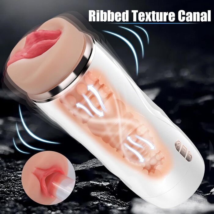 Автоматичний мастурбатор з 10 вібраціями та 5 режимами стимуляції для чоловіків