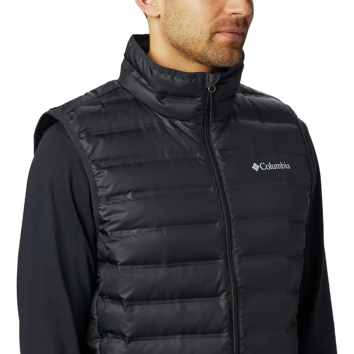 Чоловічий жилет Columbia Lake 22 Down Vest, утеплений пуховий жилет, чорний, розмір S