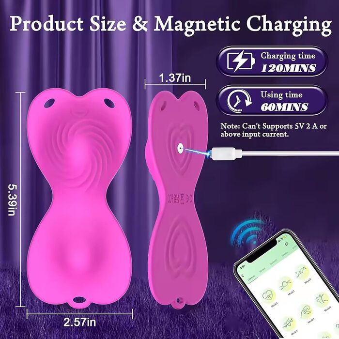 Вібратор-клітора для жінок Qhysin: 9 режимів, міні-вібратор, сексуальні іграшки для жінок та пар