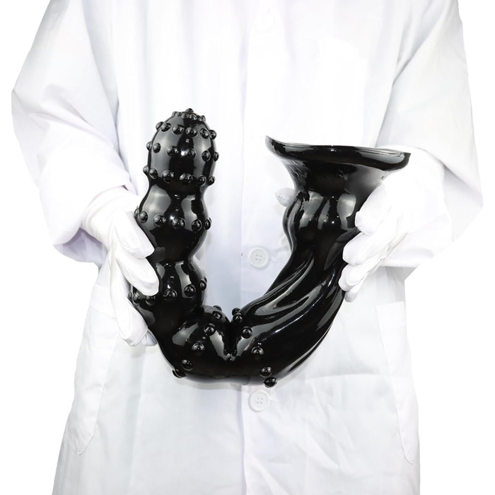 Анальний розширювач Yasexx Super Long з кулькою та чашею для масажу простати. Іграшка для дорослих для чоловіків та жінок (L)