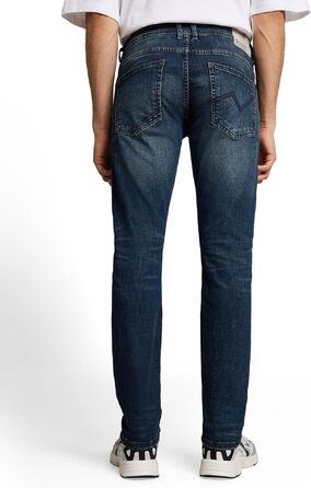 Чоловічі джинси Tom Tailor Piers Slim Fit, темно-сірий колір Dark Stone Wash, розмір 36W/32L