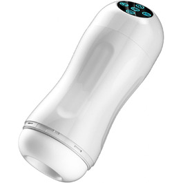 Електричний масажер для чоловіків з 4 режимами, нагріванням та 6 перистальтичними режимами