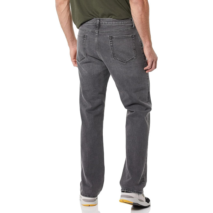 Чоловічі джинси Amazon Essentials Bootcut прямого крою, сірий вицвілий колір (31W / 32L)