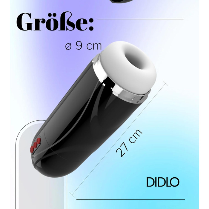 Електричний мастурбатор для чоловіків DIDLO Rotor-MM15 Special Edition від MICAELA SCHÄFER, USB, 30 см