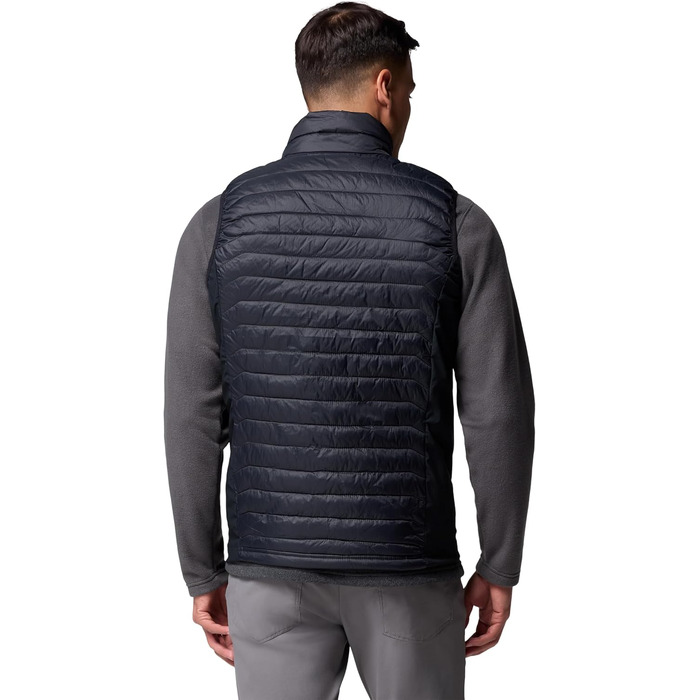 Чоловічий гібридний жилет Columbia Powder Pass Hybrid Vest, чорний, розмір M