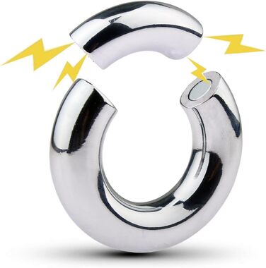 Набір з 3 шт. магнітних кілець для статевих органів з нержавіючої сталі (5 розмірів)