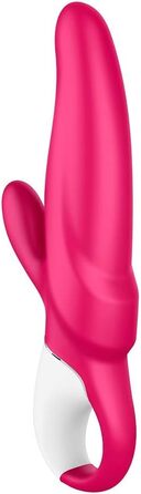 Вібратор Satisfyer Mr. Rabbit | Стимулятор G-точки та клітора | 12 режимів вібрації | Іграшка для дорослих для жінок | Водостійкий (IPX7) | З перезаряджанням