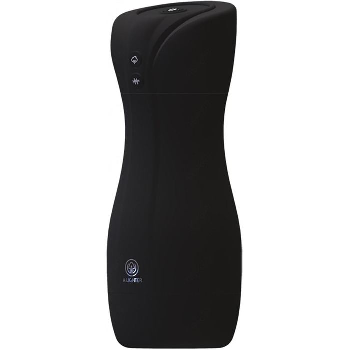 Масажер для чоловіків з 10 вібраціями, 4 режимами всмоктування та функцією нагріву. 3D силікон, стимулятор пеніса, чорний