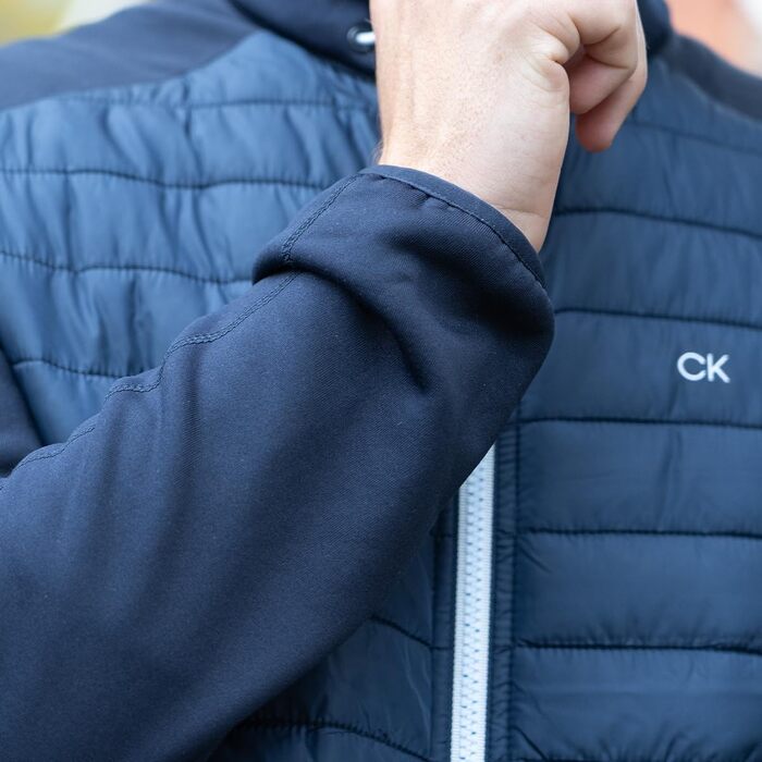 Чоловіча легка гібридна утеплена куртка для гольфу Calvin Klein CK Hybrid Insulate 2026, темно-синя