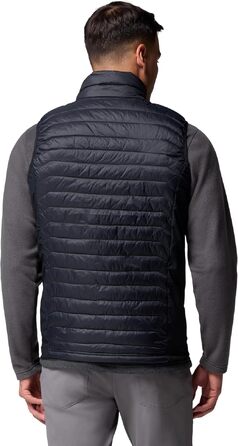 Чоловічий гібридний жилет Columbia Powder Pass Hybrid Vest, чорний, розмір M
