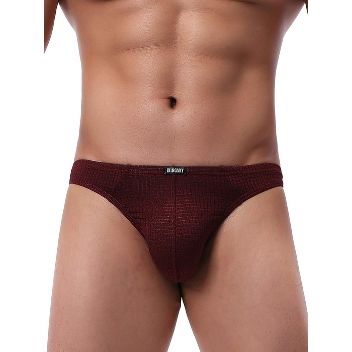 Сексуальна чоловіча танга iKingsky (4 шт. в упаковці) - еластичний матеріал, XL