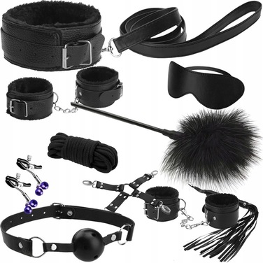 BDSM-набір для пари-початківців: 10 еротичних аксесуарів із кайданками