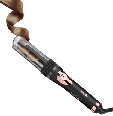Автоматичний стайлер для локонів BaByliss Curl Secret Lite C1031E, 19 мм, 5 рівнів температури до 210°C, чорний з рожевим золотом