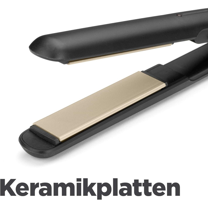 Випрямляч для волосся BaByliss Ceramic ST089E 2-в-1 (випрямлення та завивка), керамічне покриття, 200-230°C, універсальна напруга для подорожей, чорний