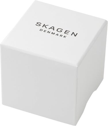 Жіночий кварцовий годинник Skagen Freja Lille (26 мм, чорний з білим), сталевий або шкіряний ремінець
