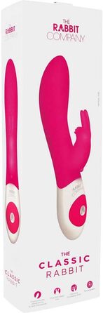 Вібратор The Rabbit Company Classic, рожевий (hot rosa)