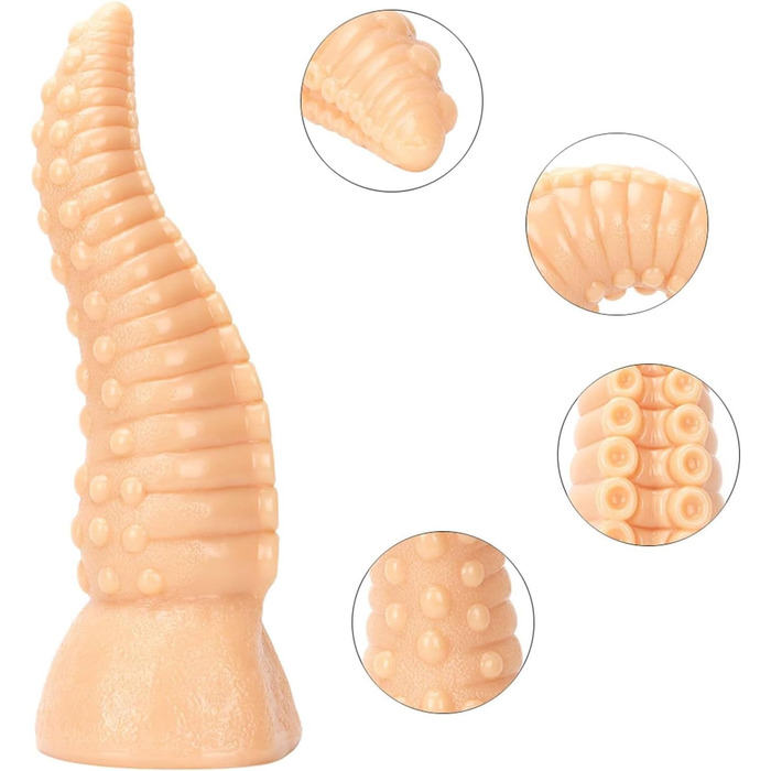 Анальний дилататор YXBLV 35.5 см, XXL, гнучкий, з присоскою, для жінок та чоловіків