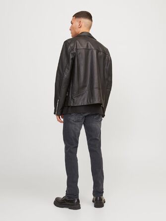 Чоловічі джинси Slim Fit Jack & Jones JJIGLENN чорного кольору, денім