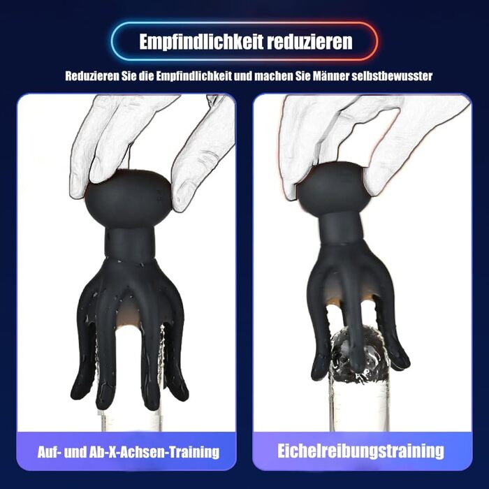 Електричний масажер для чоловіків Jpscor – вібраційний стимулятор з 10 режимами, силікон, для пар