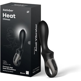 Satisfyer Heat Climax Connect - аналізатор з нагрівом та керуванням через додаток | Інтимна іграшка для ануса | Унісекс | 20,5 см