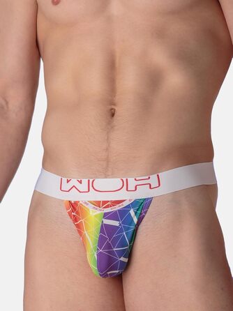 Чоловіча трусики-танга G-string від WOH: сексуальна білизна з принтом для особливих випадків