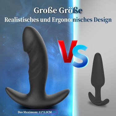 Набір анальних пробок для жінок та чоловіків (3 шт.) - силіконові, різних розмірів (S, M, L) - секс-іграшка для пар, початківців та досвідчених