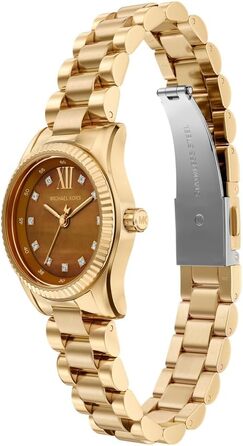 Жіночий годинник Michael Kors Lexington, 26мм, кварцовий механізм, сталевий браслет (колір коричневе золото)