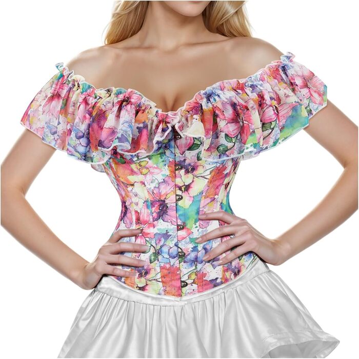 Корсет для схуднення Daen Korsett Waist Cincher - корсет-топ, великі розміри, багатобарвний (M)