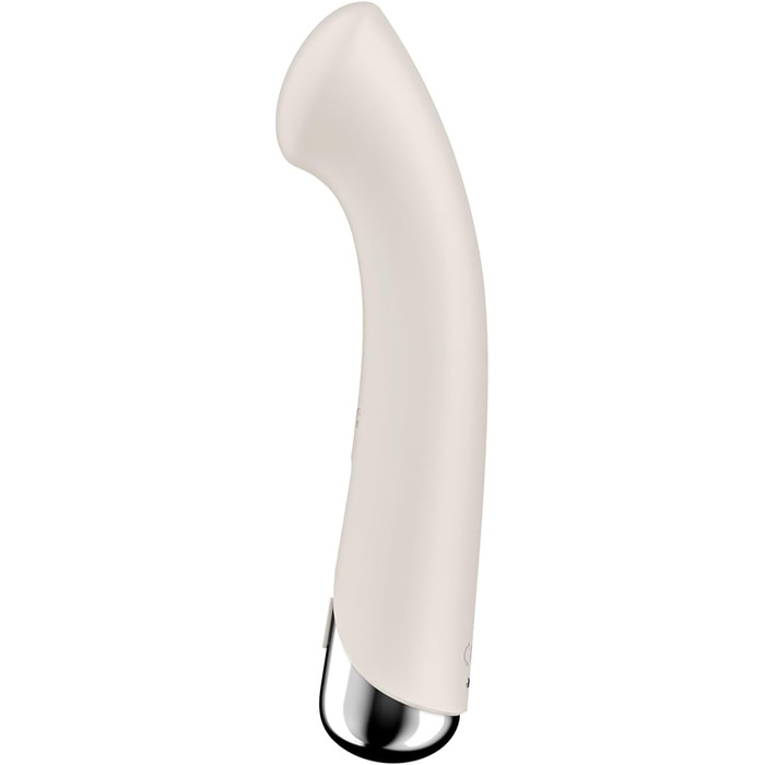 Вібратор для жіночих статевих органів Satisfyer Spinning G-Spot 1, білий | 16,5 см | 12 вібрацій та 5 програм обертання | Водонепроникний (IPX7)