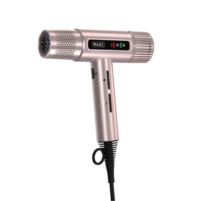 Професійний іонний фен Wahl Vanquish Rose Gold, 1600 Вт, FlowControl, з магнітним диффузором та концентратором