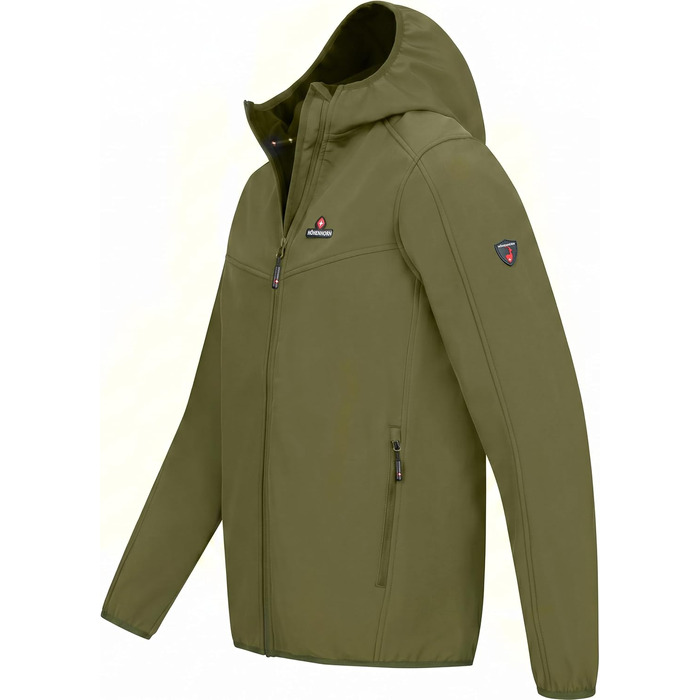 Чоловіча легка куртка Softshell Höhenhorn Alpberg для активного відпочинку та прогулянок, демісезонна, XL, зелена