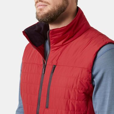 Чоловічий утеплений жилет Helly Hansen Crew Insulator Vest 2.0, червоний, розмір M
