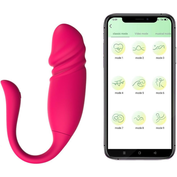 Вібратор-джгутик JFRong Butterfly з силікону з 9 режимами вібрації для жінок, стимуляція G-точки та клітора, анальний вібратор, сексуальні іграшки для пар