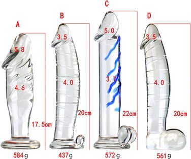 Скляний анальний плагін Hrekssi для стимуляції G-точки та аногеального масажу, для жінок та чоловіків