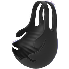 Вібруючий кільце для яєчок з 9 режимами вібрації, масажер для яєчок, пристрій для мастурбації, пульт дистанційного керування, тренажер для чоловіків та пар