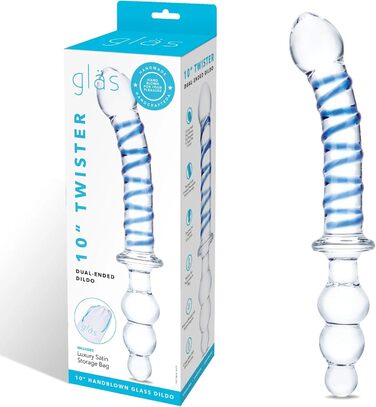 Glas Twister - двосторонній вібраційний секс-іграшка